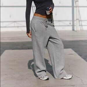 Free People Sprint To The Finish Straight Leg Pants Pocket L